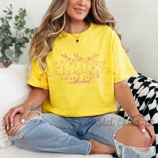 shake your tailfeather pink - leave shirt color in comments at checkout