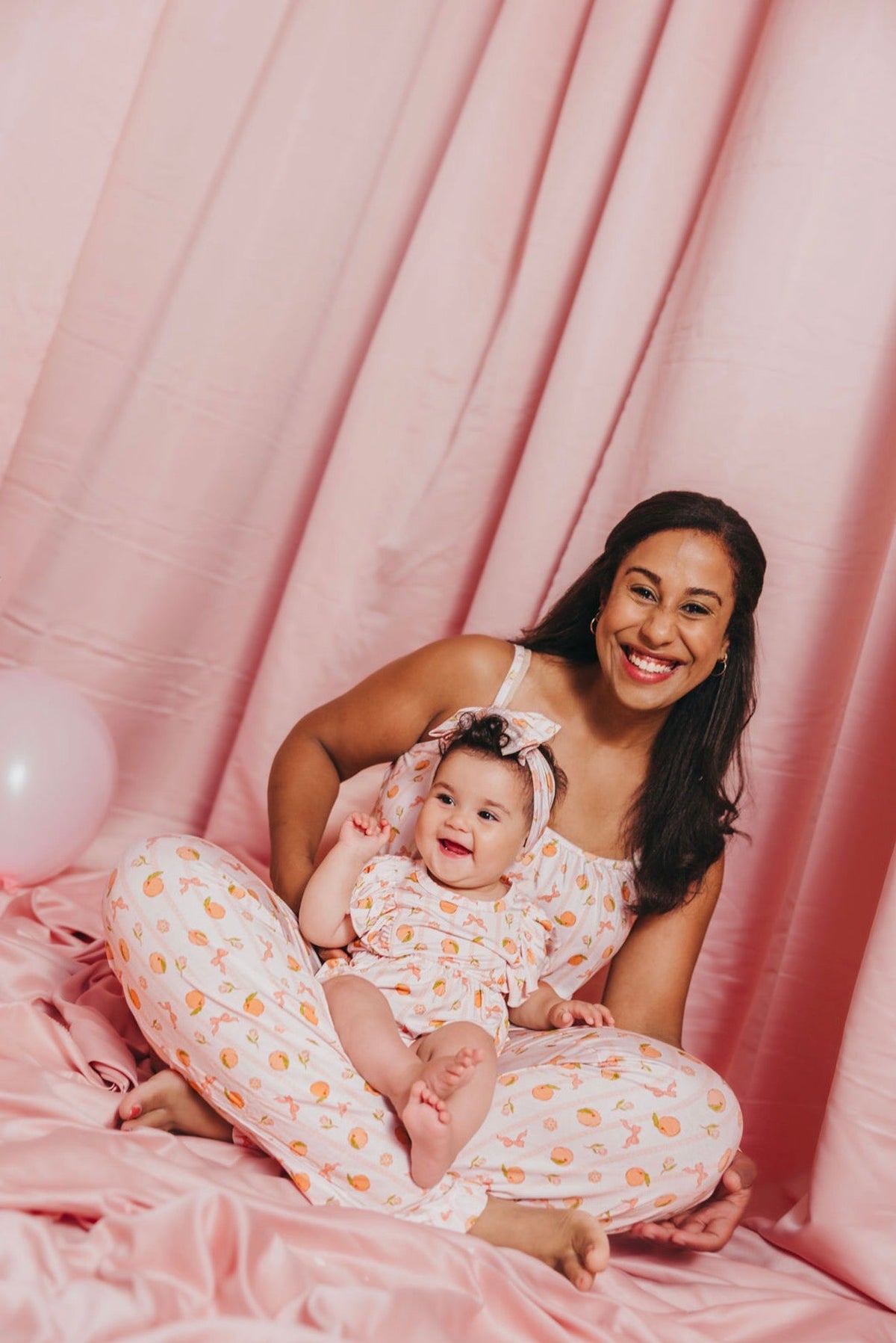 Perfectly Peach Tank Ruffle Bubble