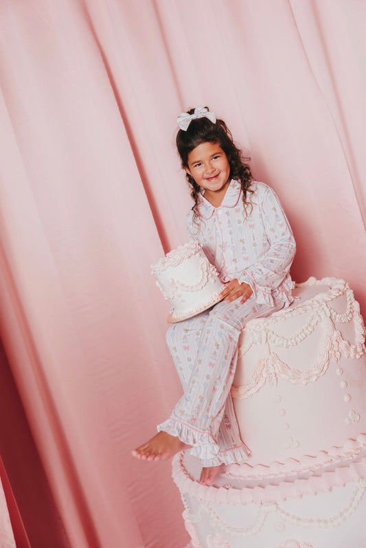 Birthday Girl Ruffle Button Up Set