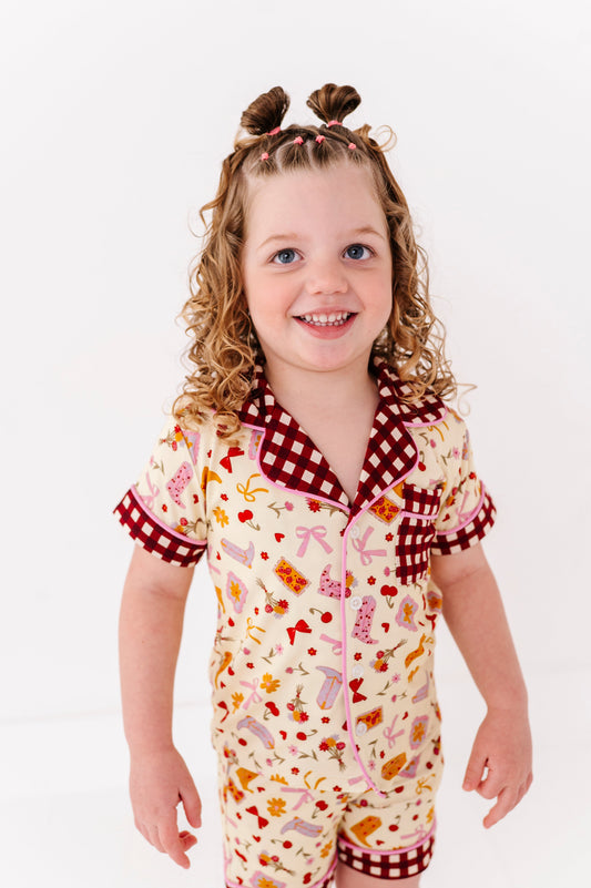 Howdy Honey Button Up Short Set