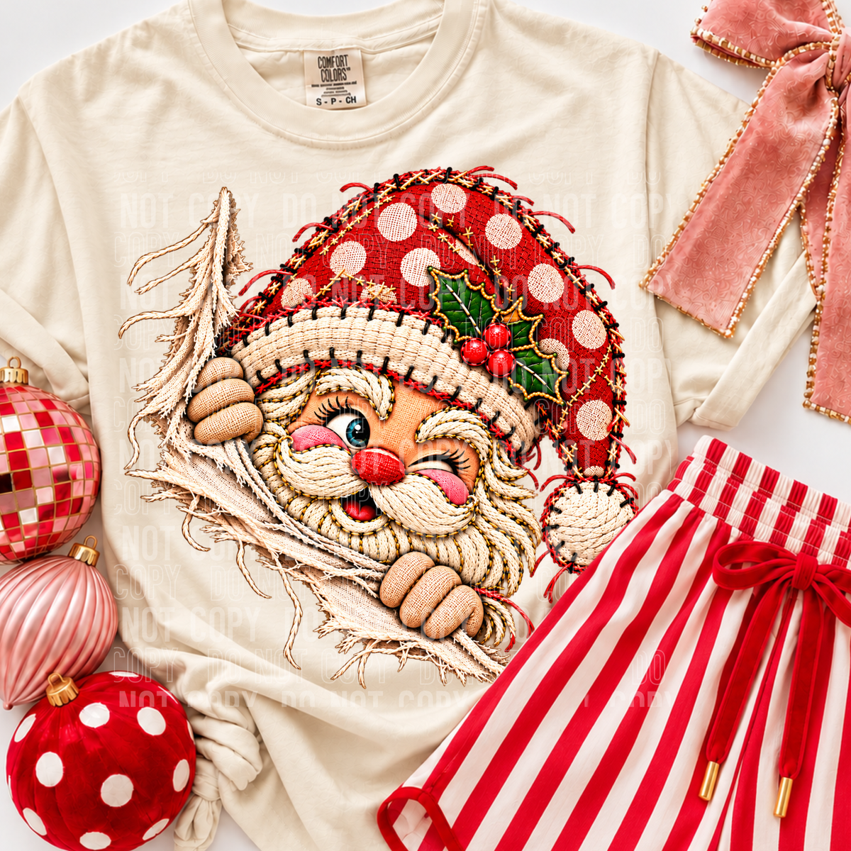 Winking Santa