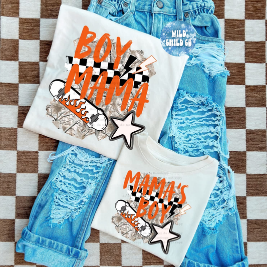 Orange Boy - leave shirt color in comments at checkout