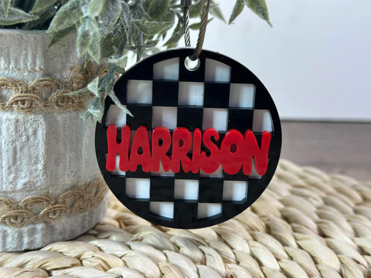Checker Bag Tag