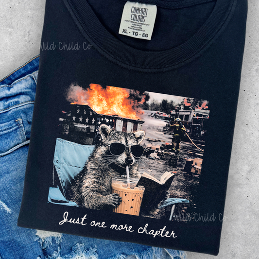 One More Chapter Raccoon - leave shirt color in comments at checkout