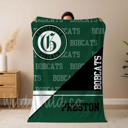 Bobcat Plush Blanket