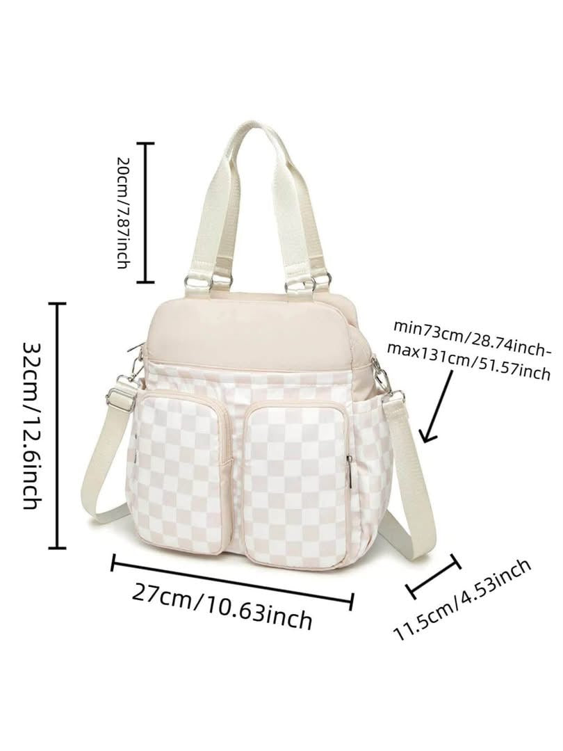 Check Mate Tote Bag