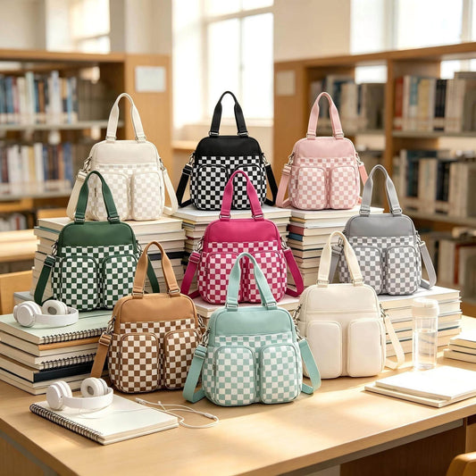 Check Mate Tote Bag