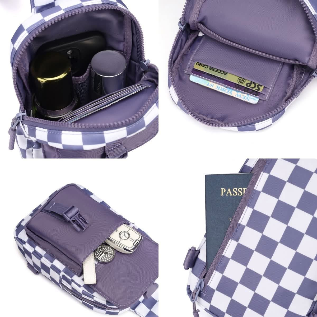 Checkered Sling Bag