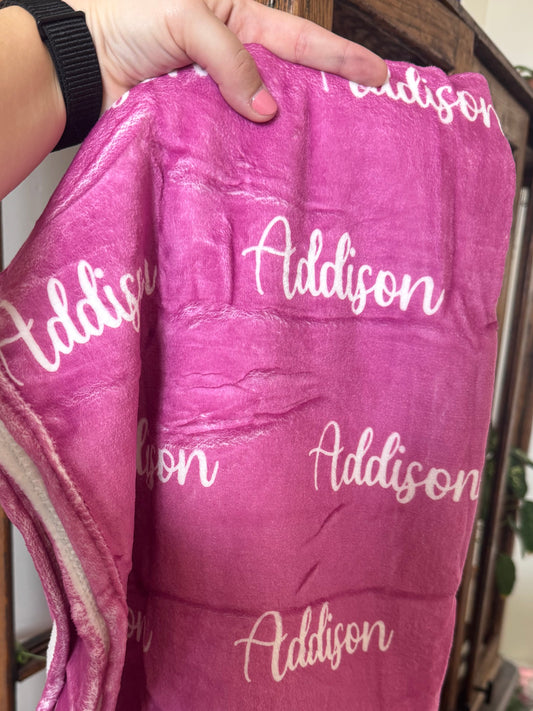 Name Blanket