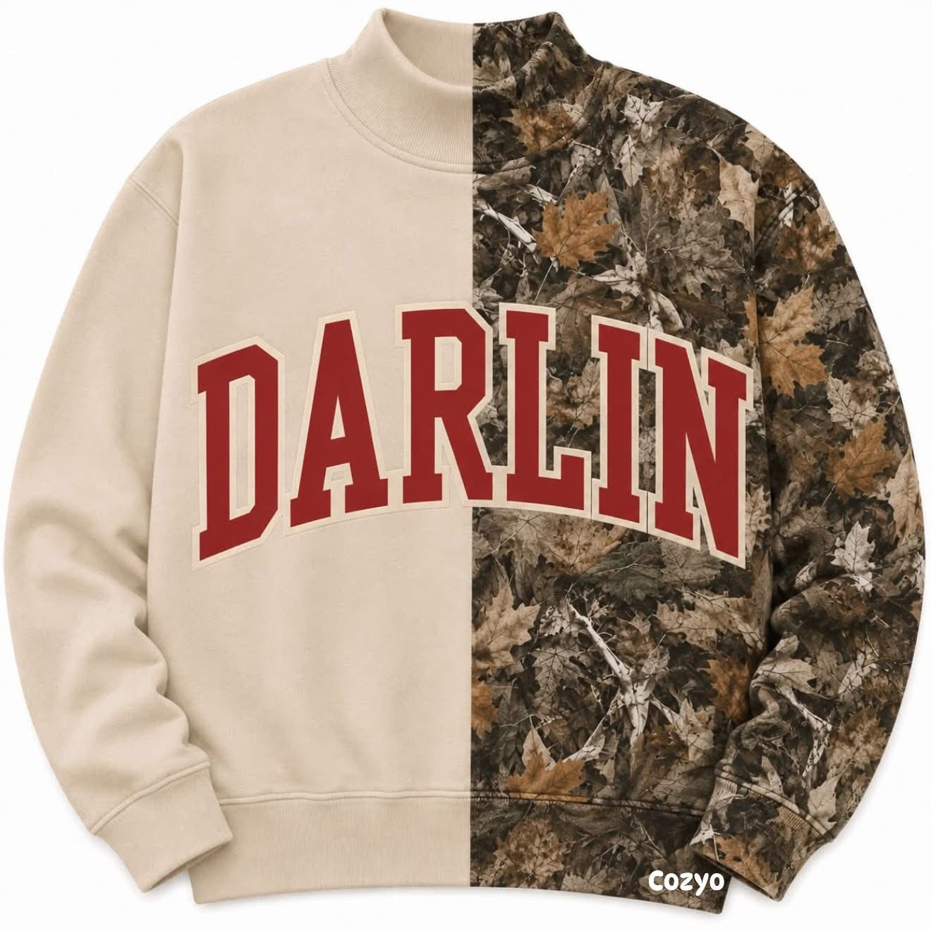 Split Design Mockneck