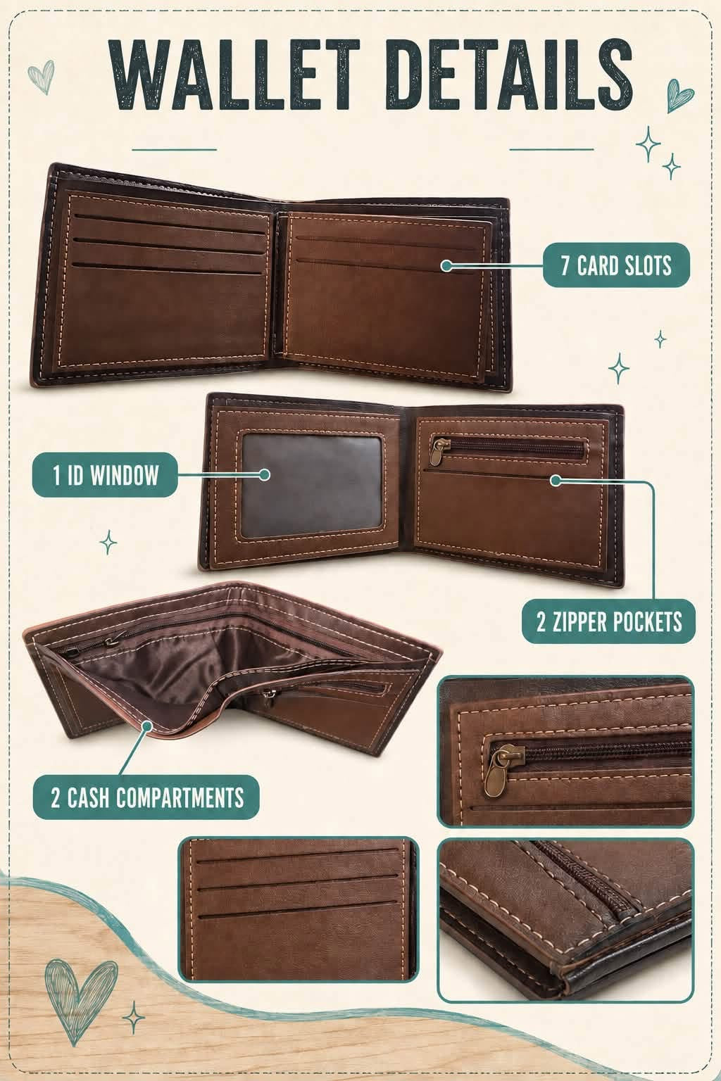 Personalized Men's Wallets