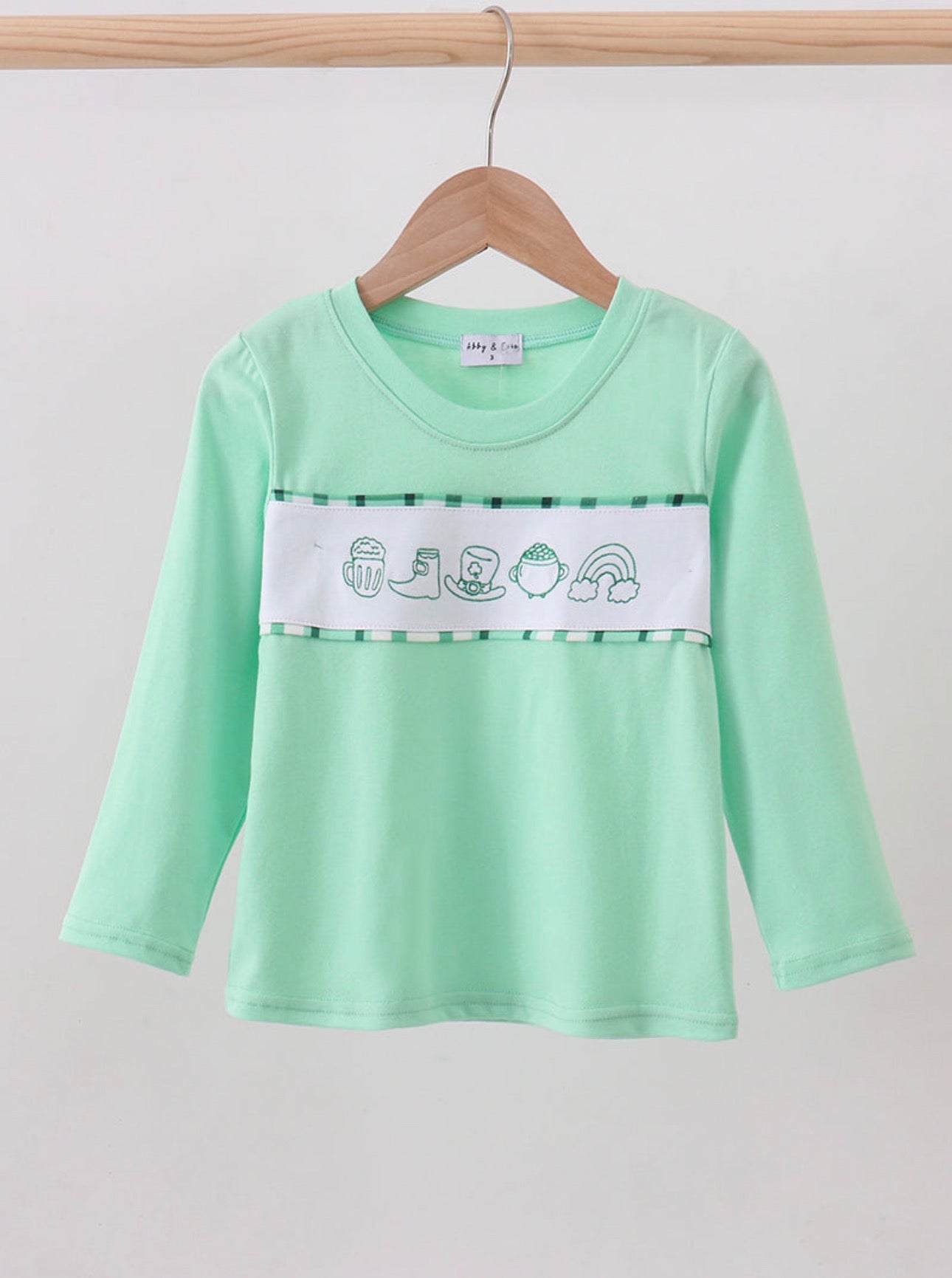 Green Parade Embroider Top