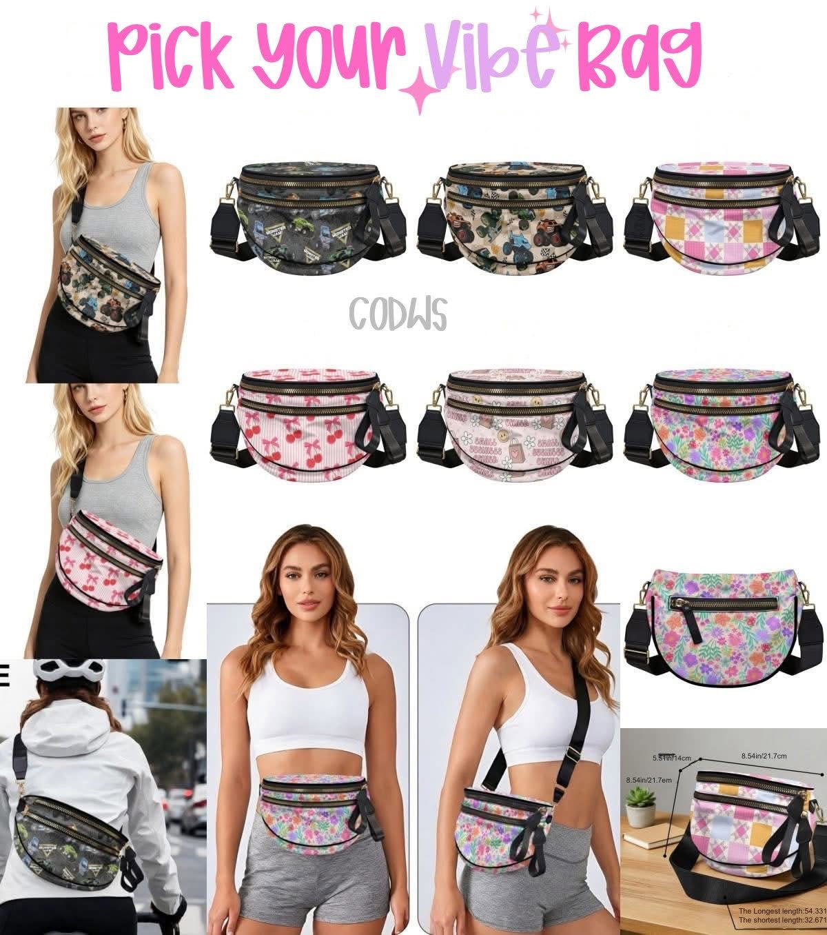 Custom Print Bum Bag