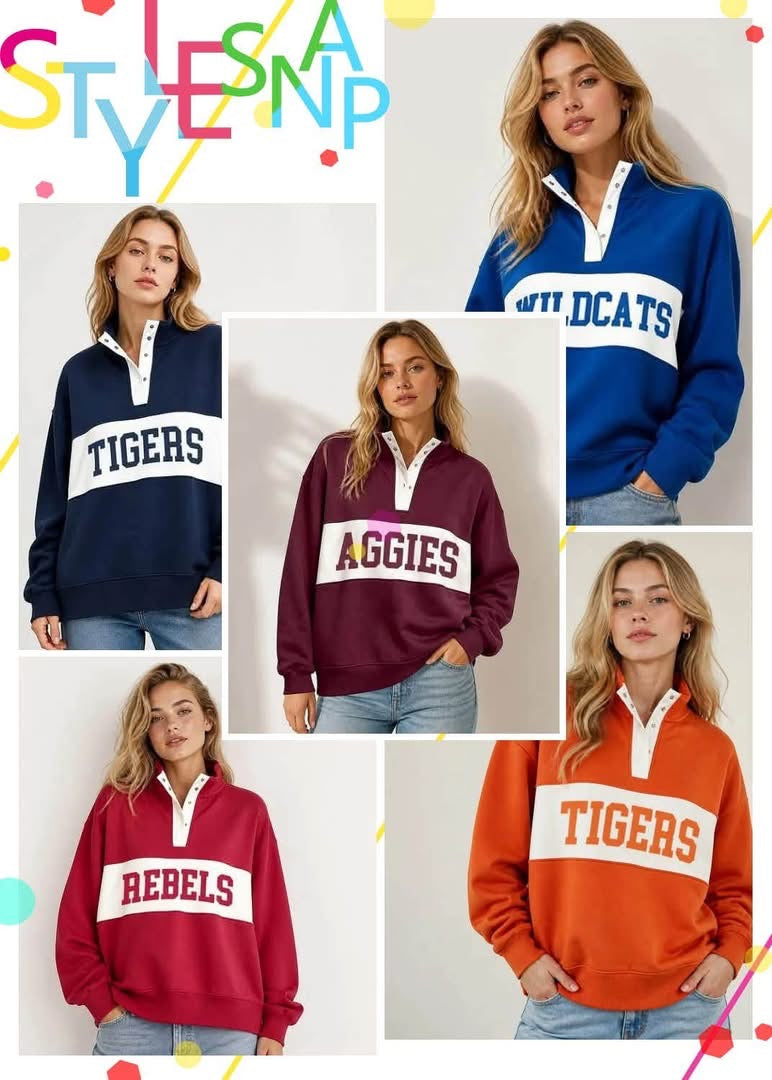 Custom Snap Jacket Pullovers