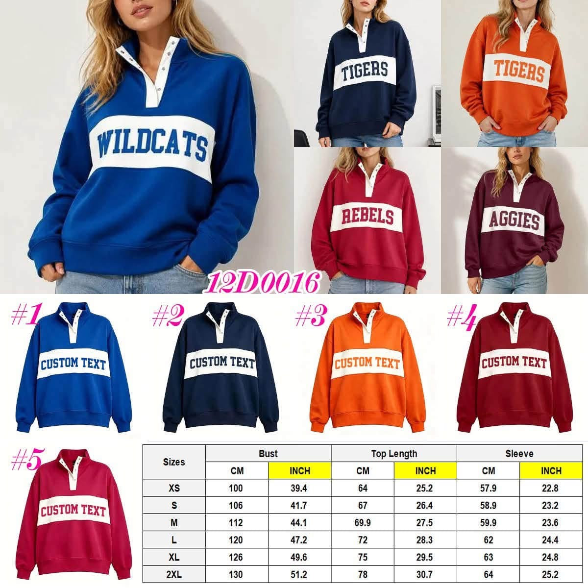 Custom Snap Jacket Pullovers
