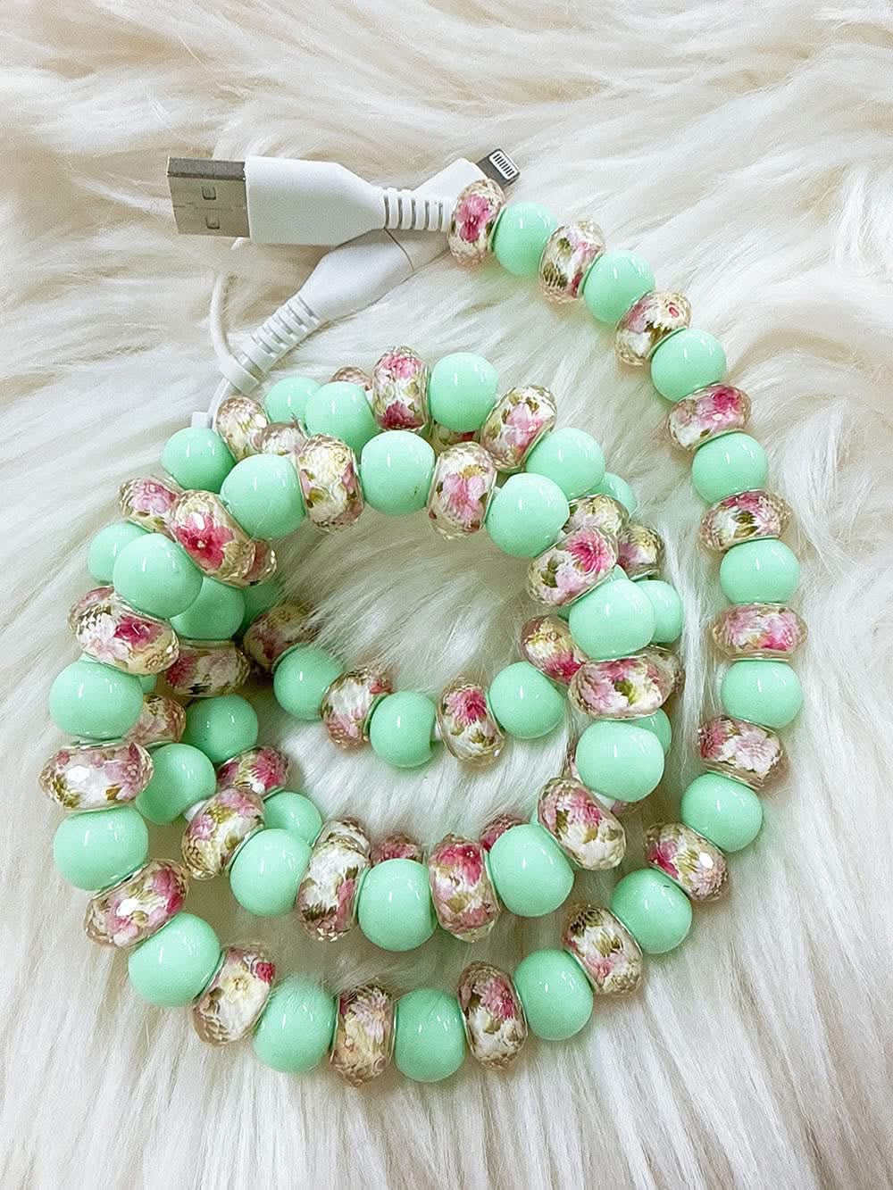Acrylic Beaded Phone Charger