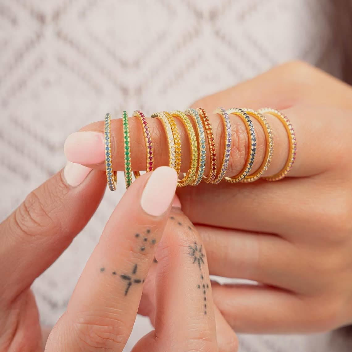 Stackable Birthstone Ring