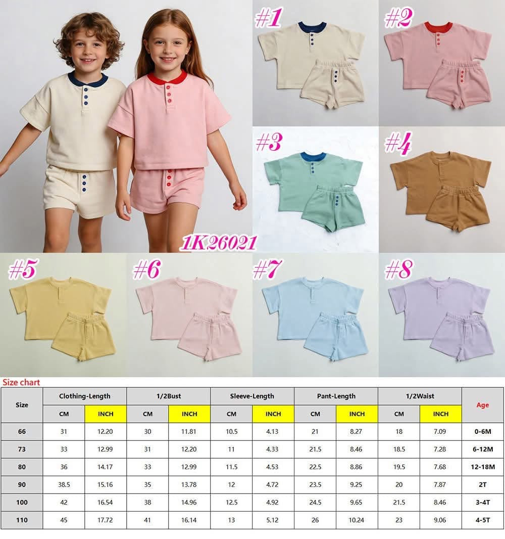 Kids Polo & Shorts Set