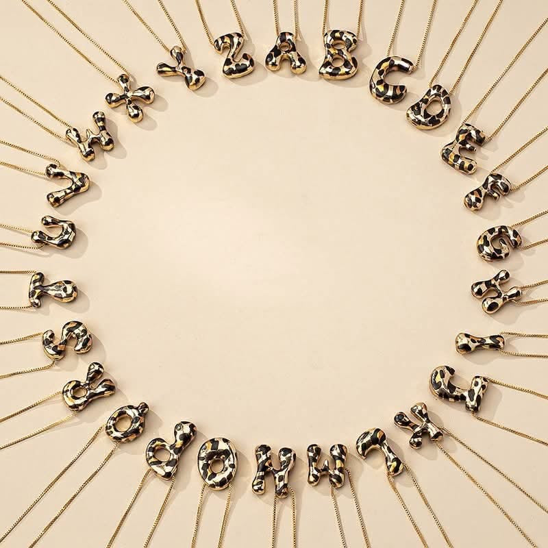 Leopard Bubble Necklace