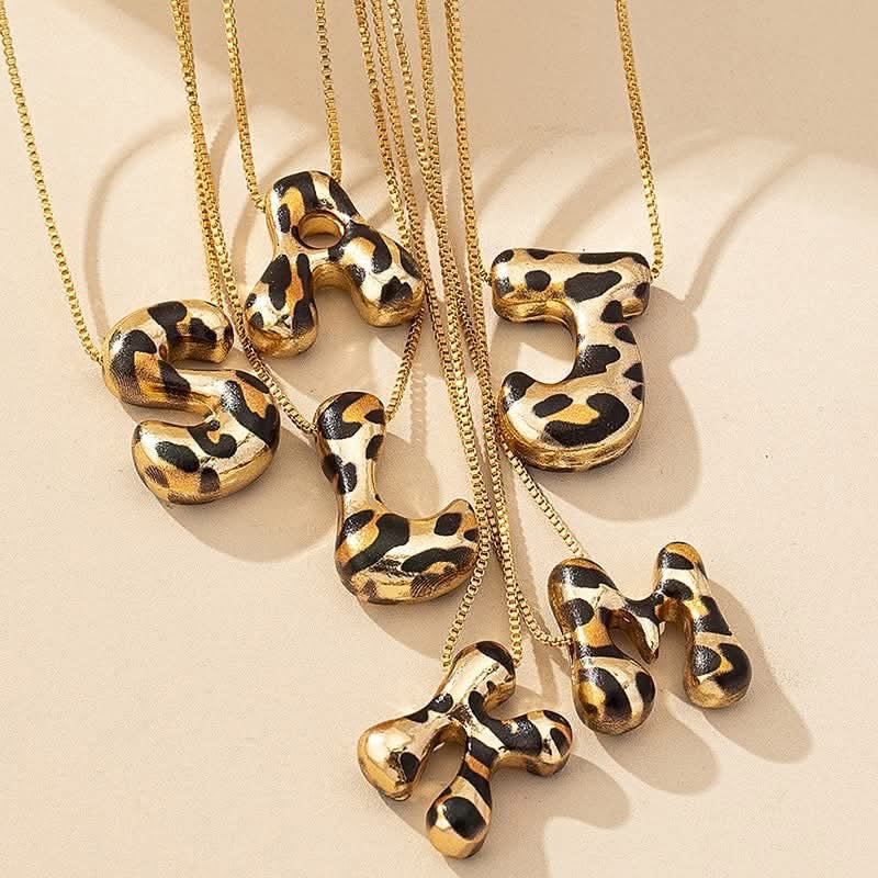 Leopard Bubble Necklace
