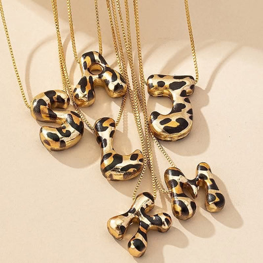 Leopard Bubble Necklace