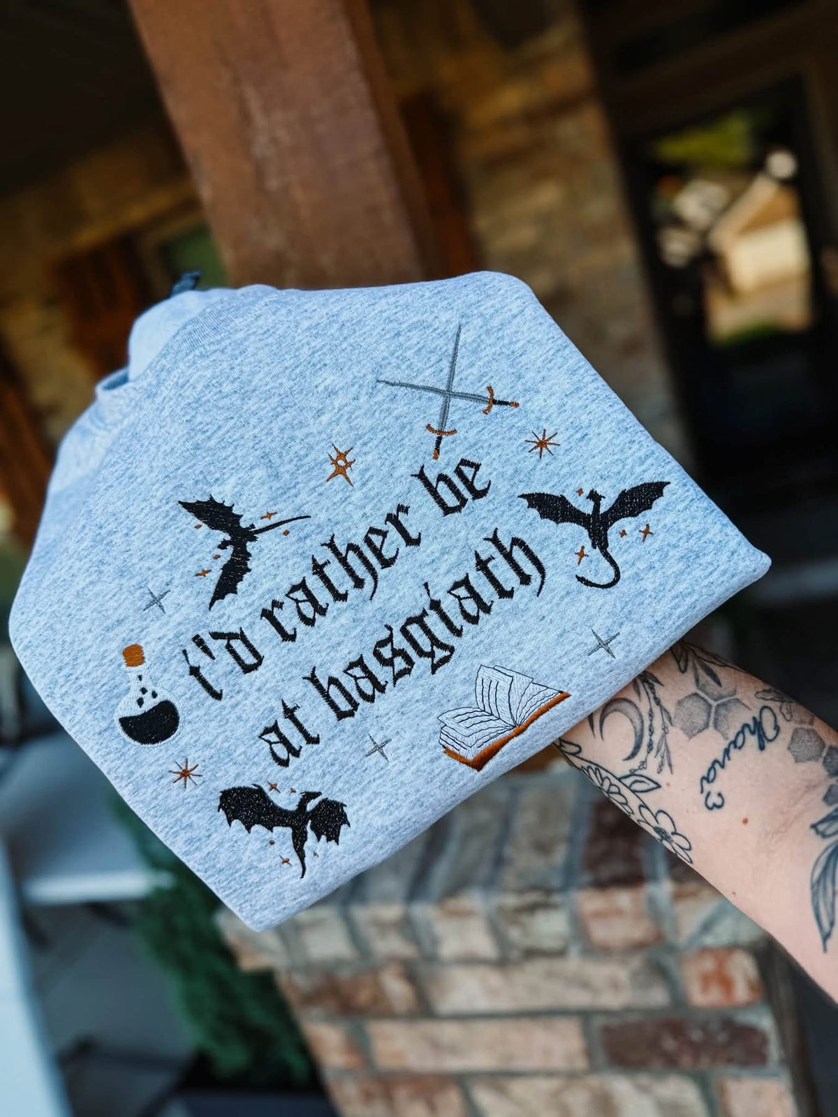 Embroidered Drop