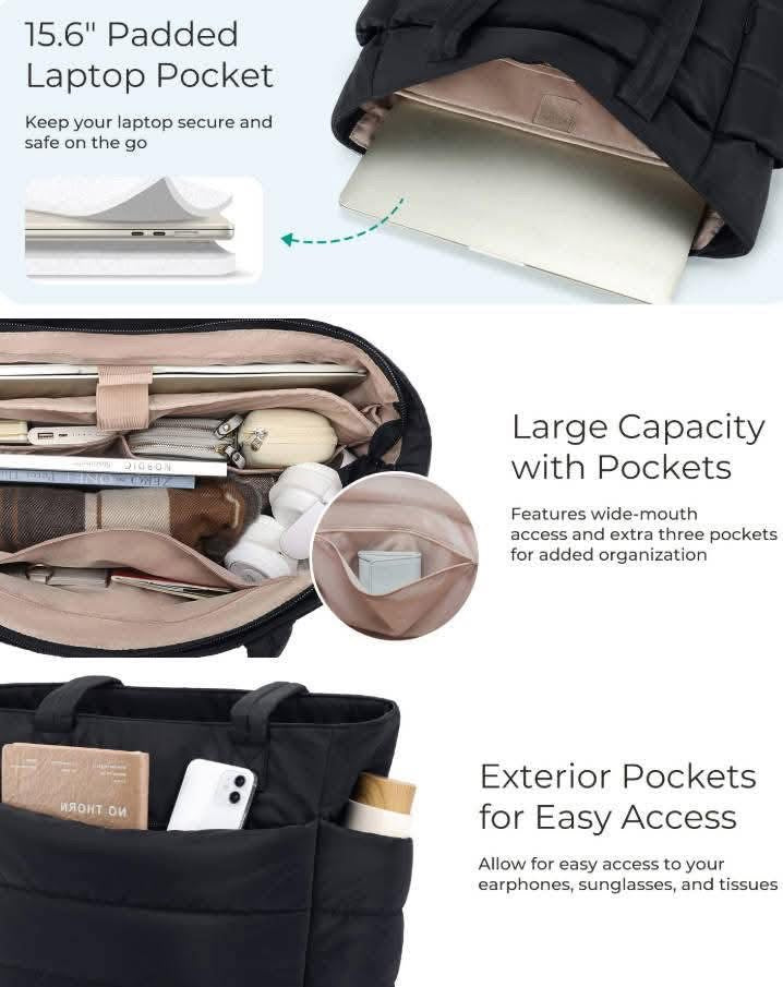Daily Carry All Puffer Tote