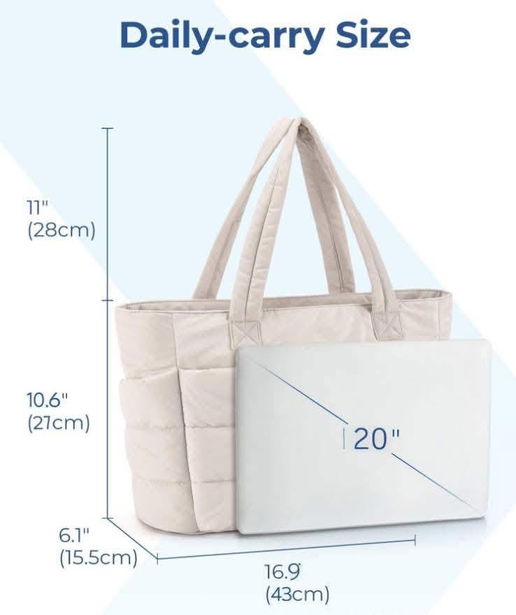 Daily Carry All Puffer Tote