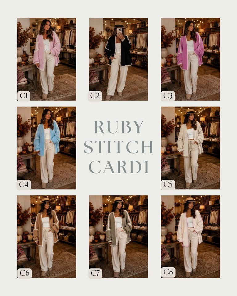 Ruby Stitch Cardigan