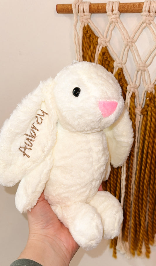 Embroidered Name Bunny