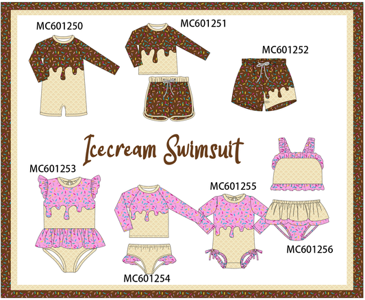 PO79 Ice cream swimsuit collection