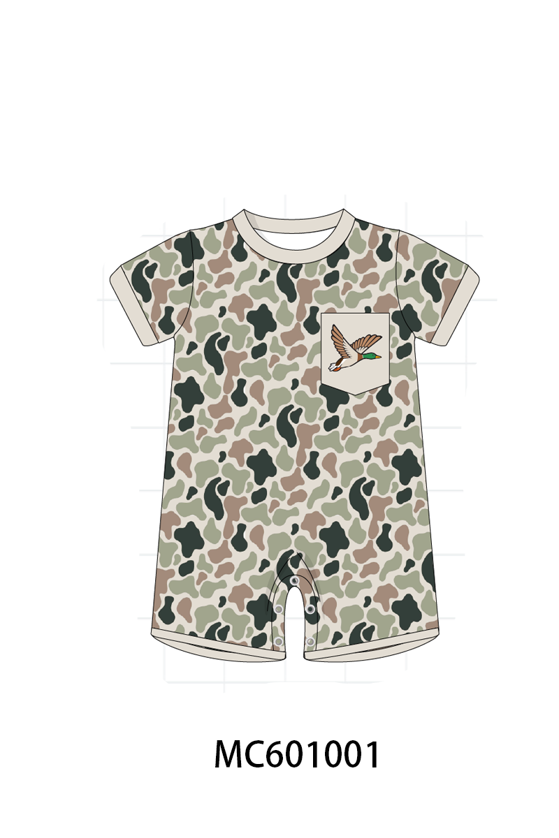PO79 Camouflage duck embroidery collection
