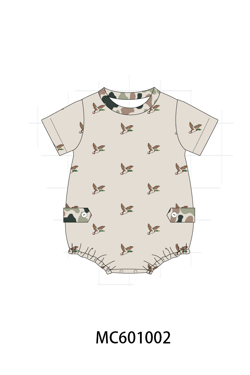 PO79 Camouflage duck embroidery collection