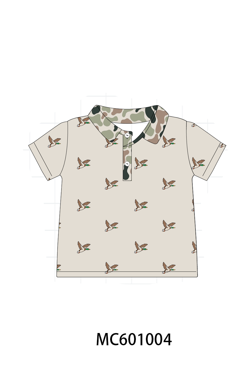 PO79 Camouflage duck embroidery collection