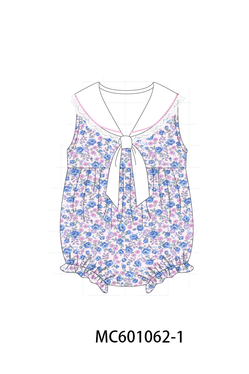 PO79 Floral print monogram embroidery lace collection