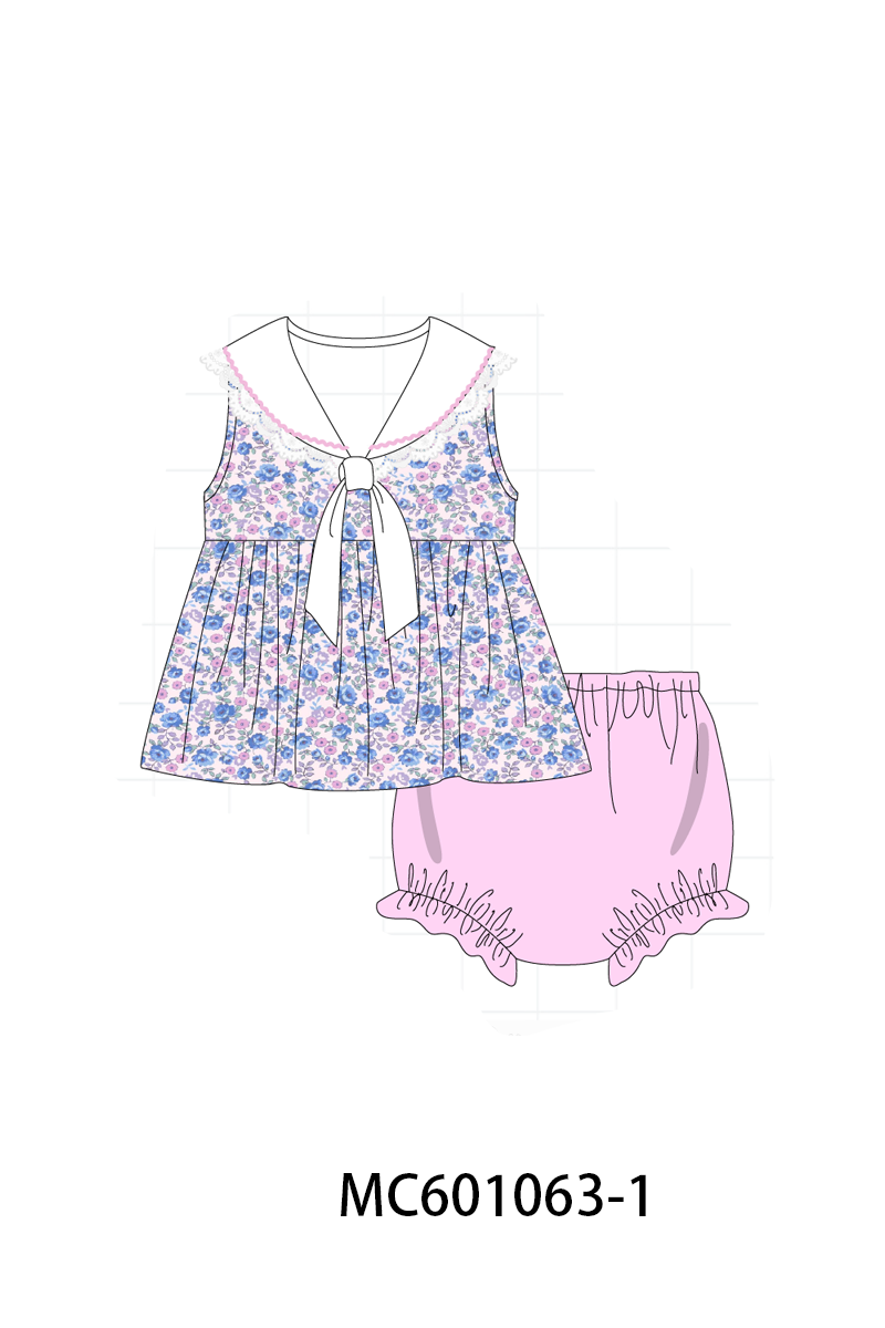 PO79 Floral print monogram embroidery lace collection