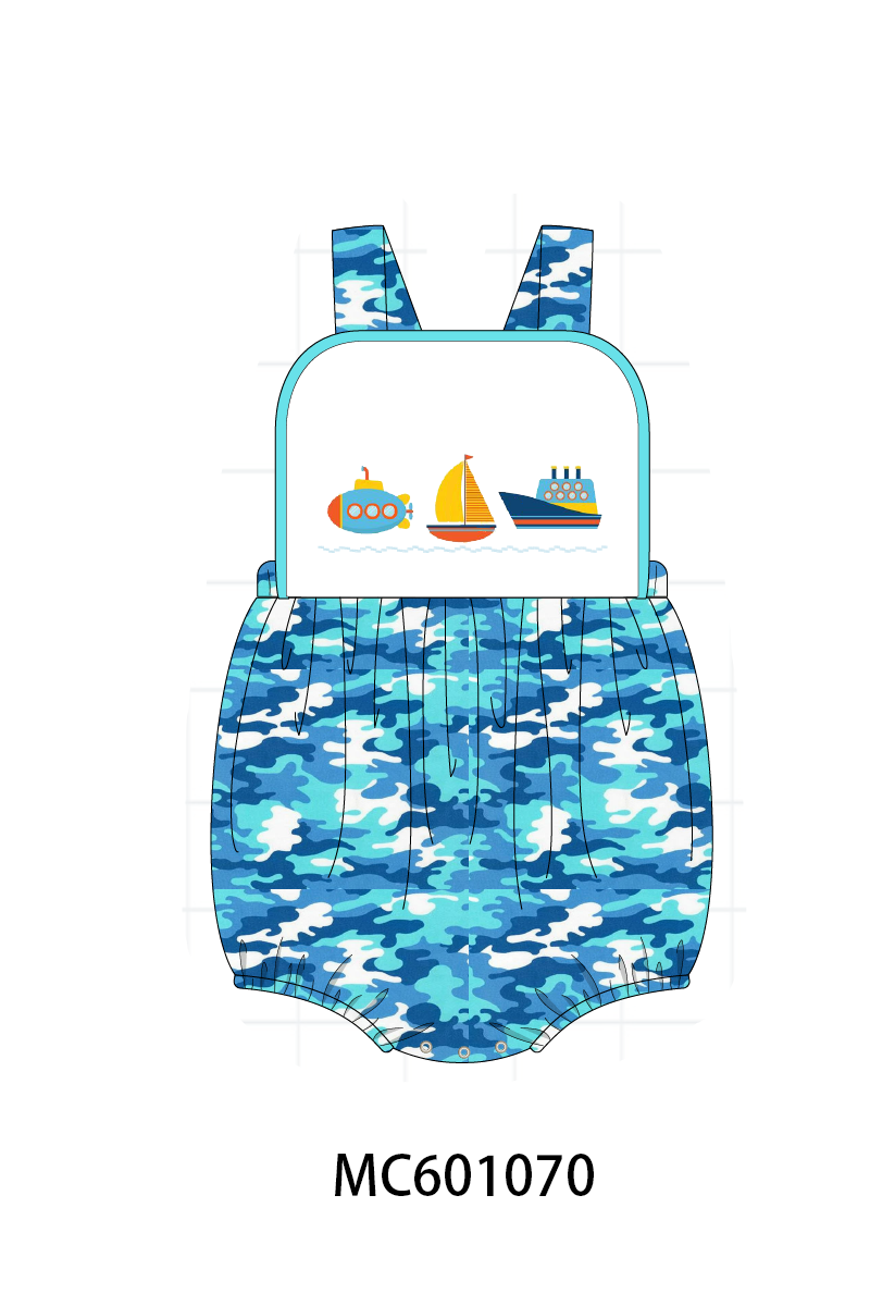 PO79 Blue sea sailboat collection
