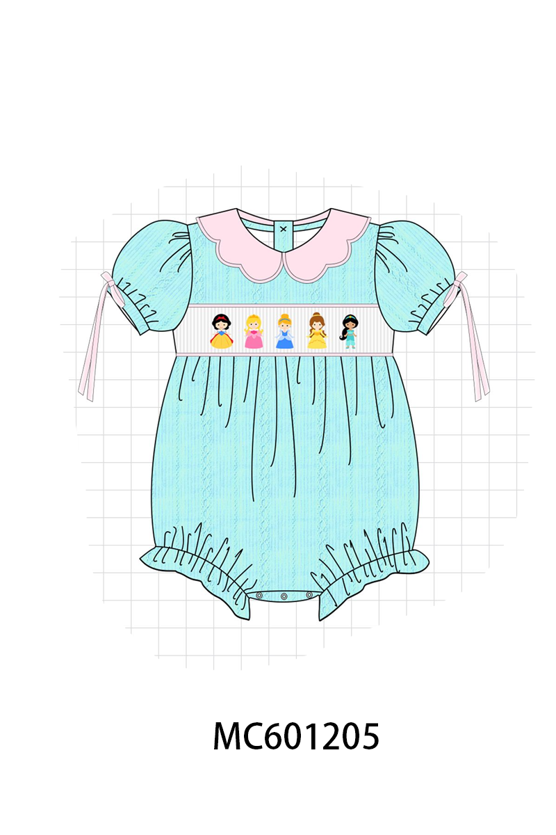 PO79 Mint character princess smocked jacquard collection