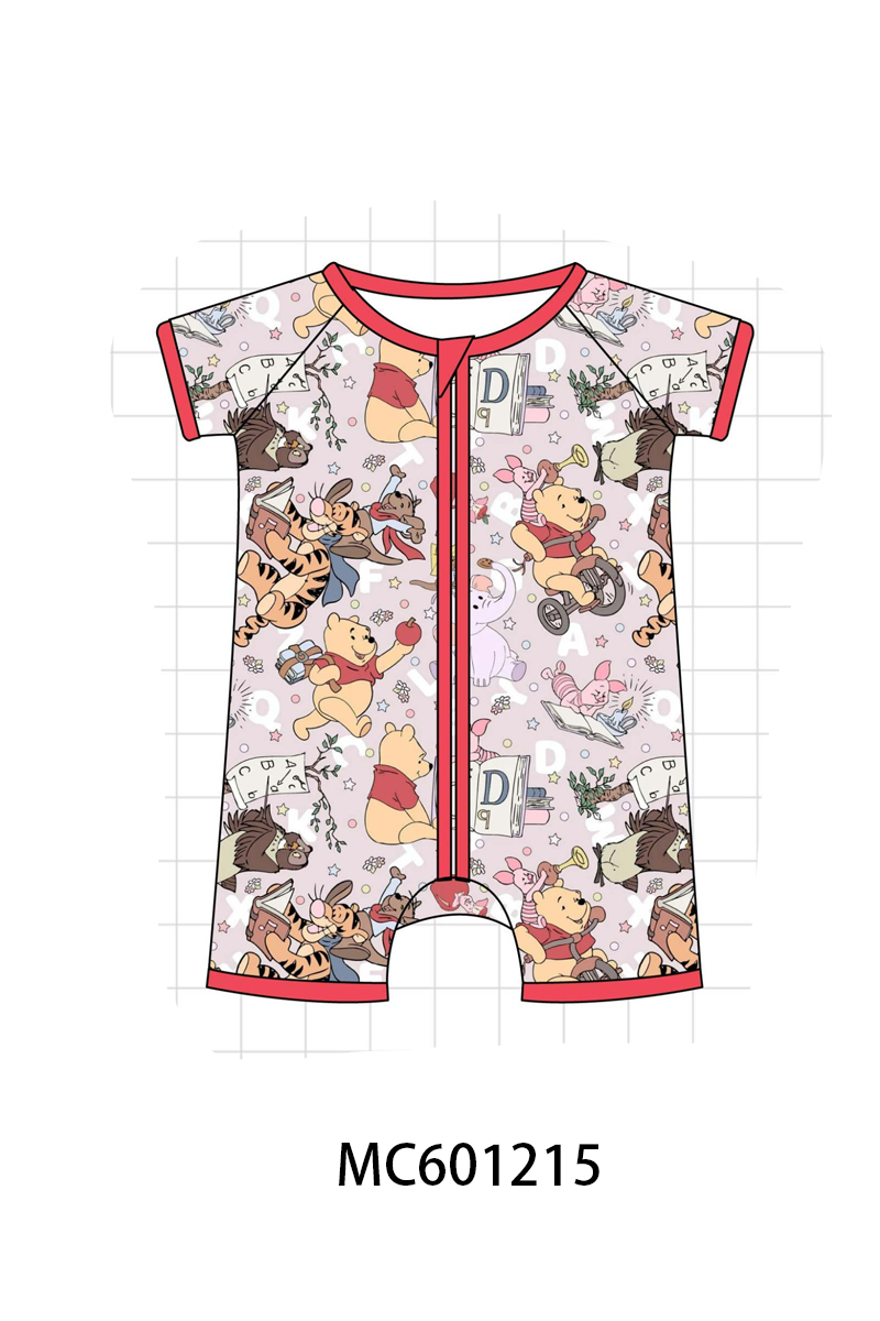 PO79 Red character print bamboo collection