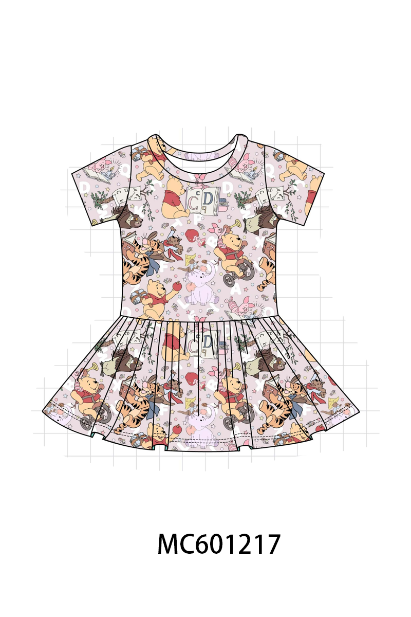 PO79 Red character print bamboo collection