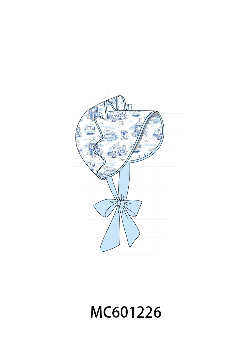 PO79 Blue happy beach print collection 2