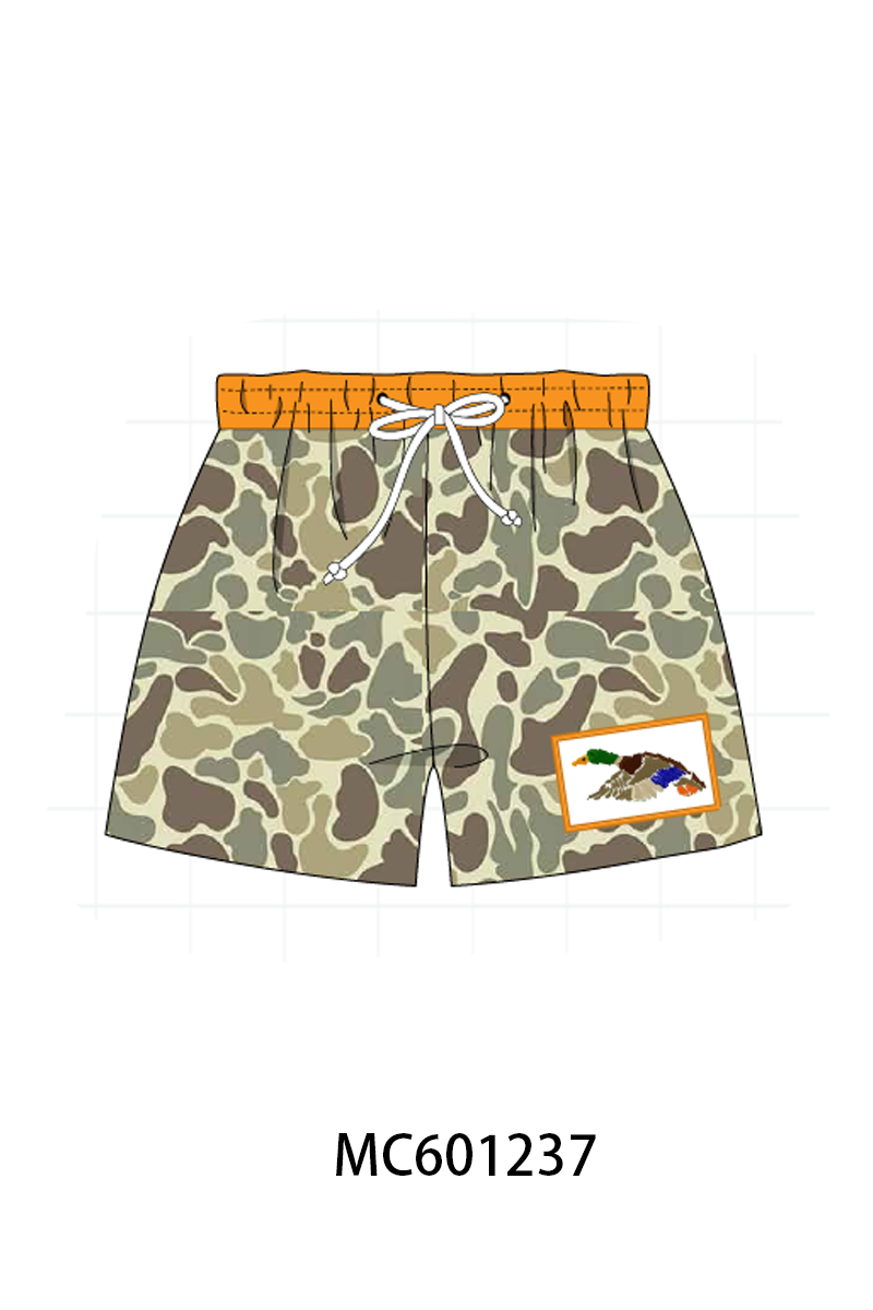 PO79 Camouflage mallard embroidery swimsuit collection