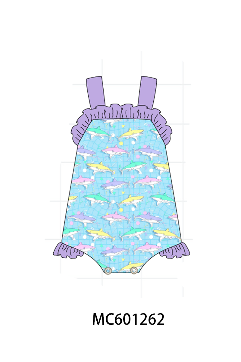 PO79 Blue shark ruffle collection