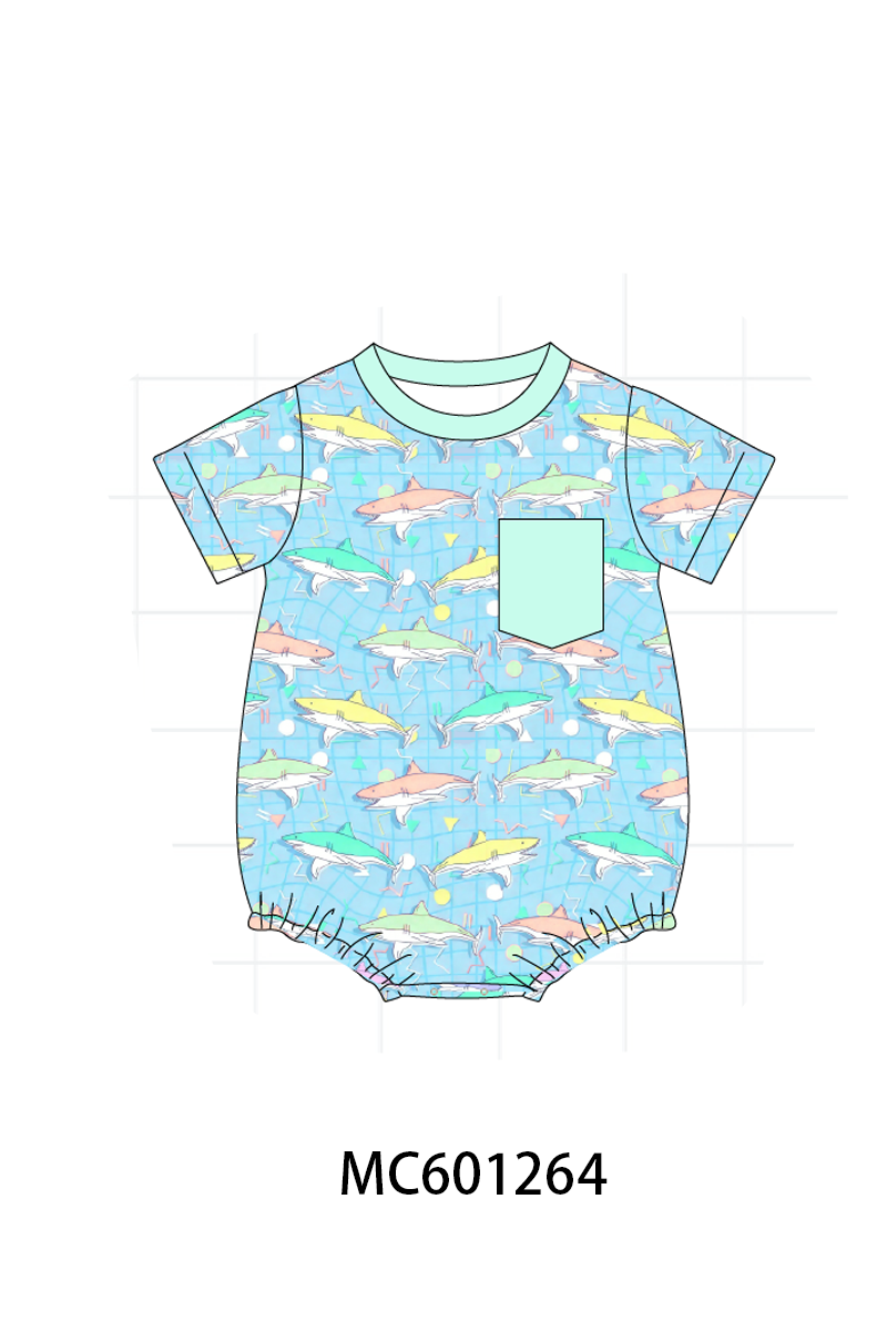 PO79 Blue shark ruffle collection