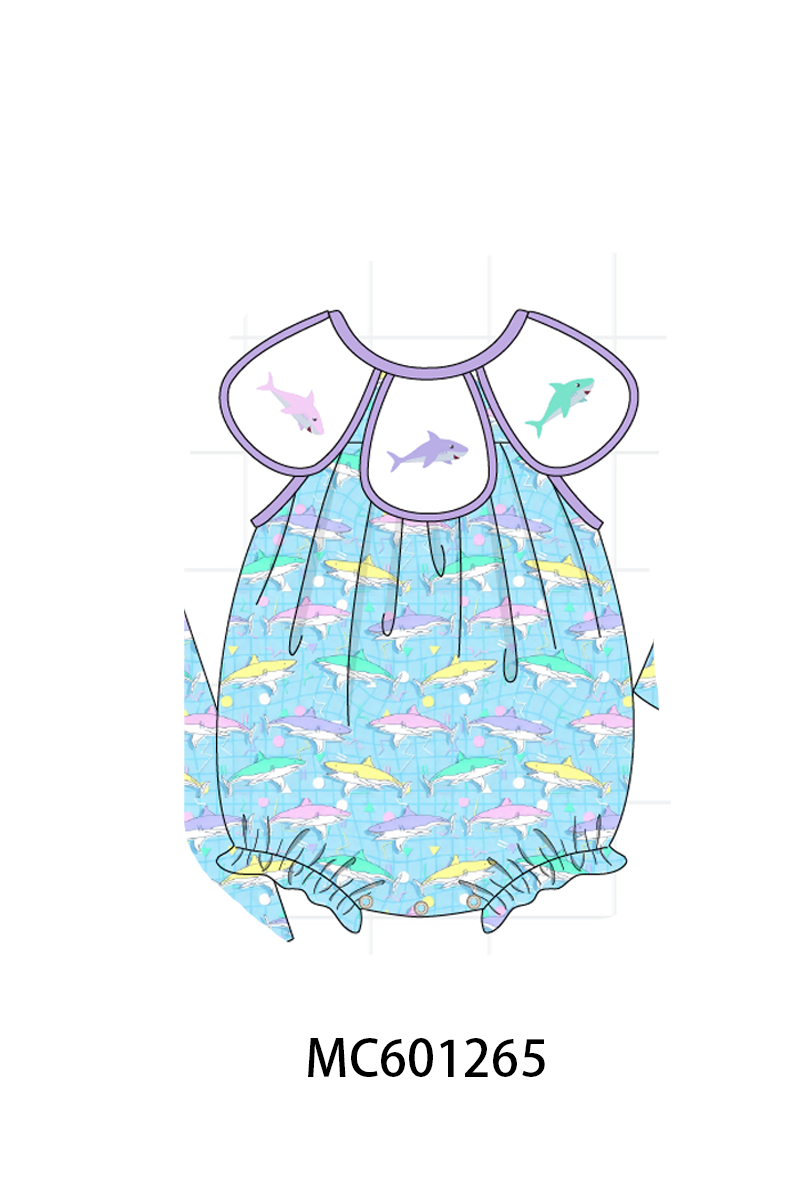 PO79 Blue shark ruffle collection