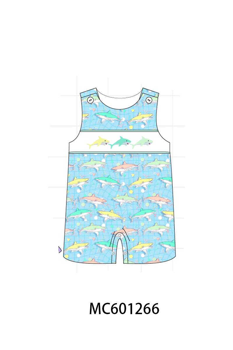 PO79 Blue shark ruffle collection