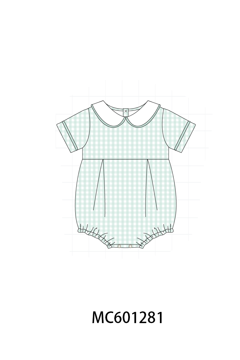 PO79 Sage floral smocked collection