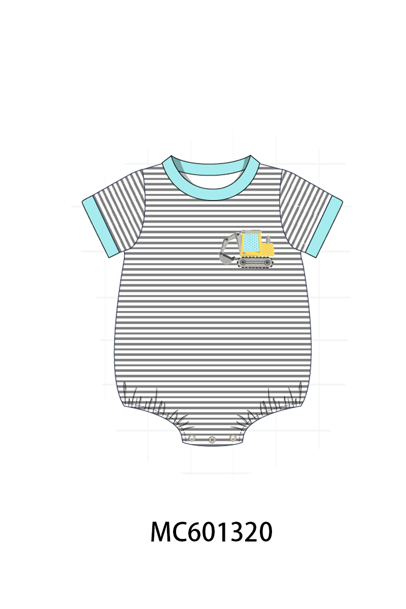 PO79 Stripe embroidery bubble collection