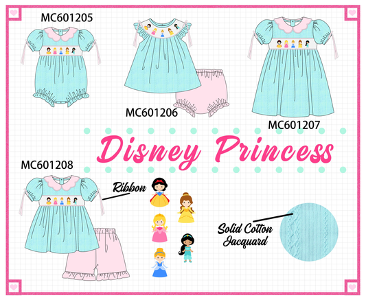 PO79 Mint character princess smocked jacquard collection