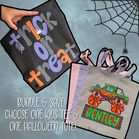 Halloween Tee + Bag Bundle